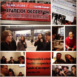 The Mind Over Media in EU team in action in Brussels