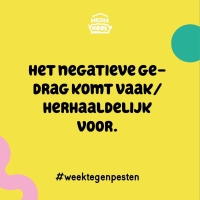 Het negatief gedrag komt vaak/herhaaldelijk voor=;