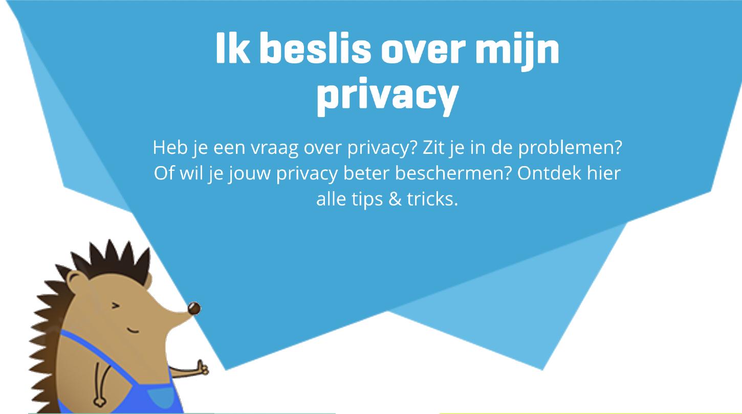 Ik beslis: website over privacy voor jongeren en leerkrachten