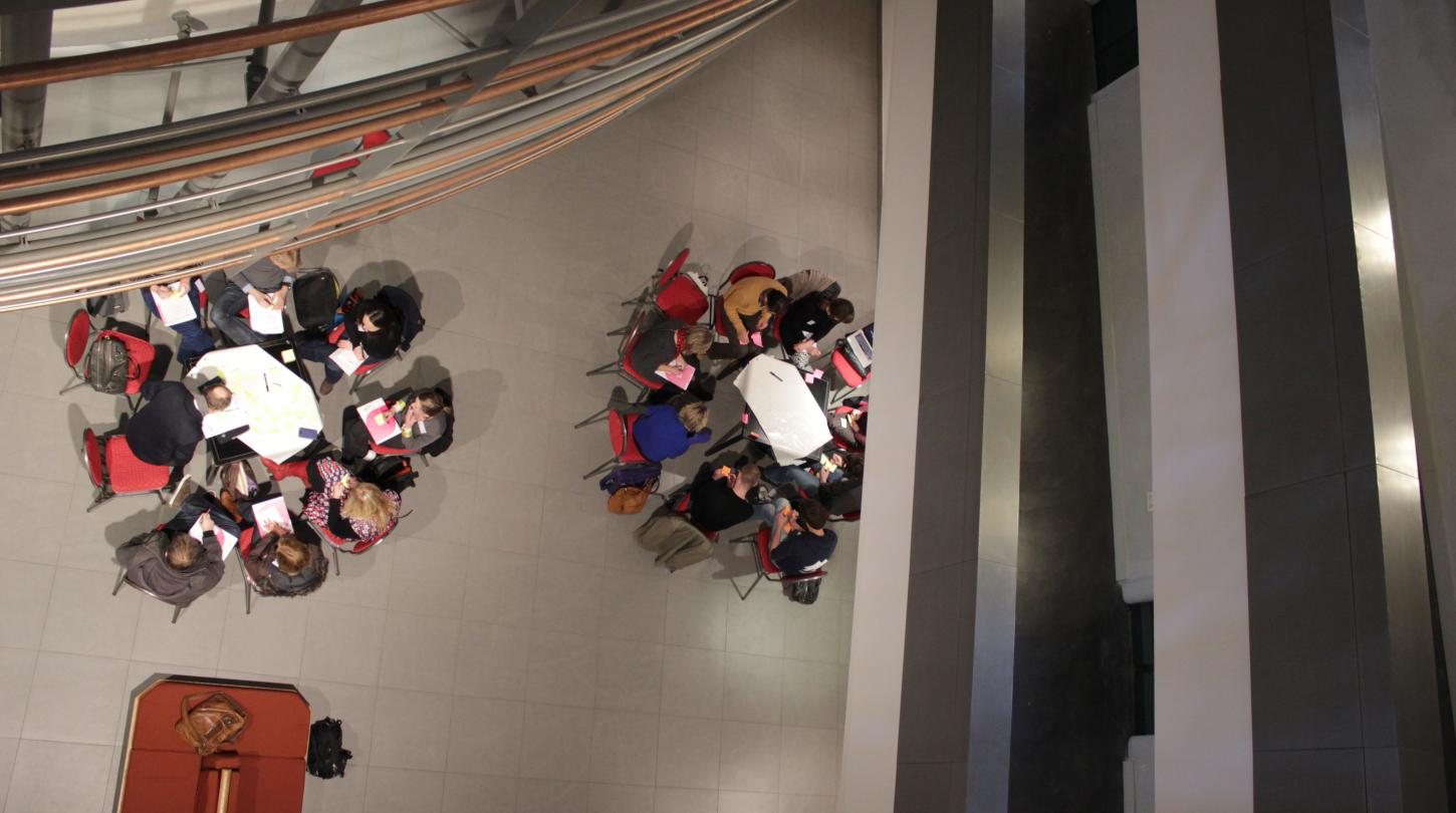 Foto Lanceringsevenement Mediawijs.be door Mediaraven