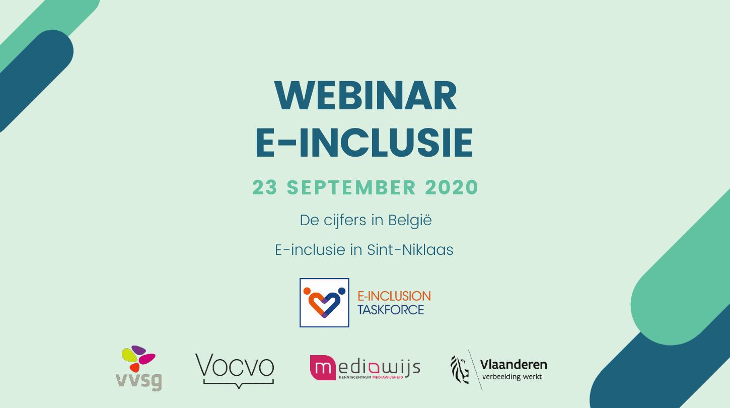 Webinar E-inclusie op 23/09